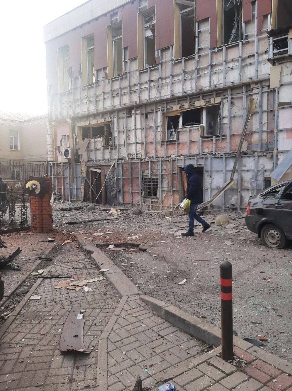 Разрушения в руския град Белгород